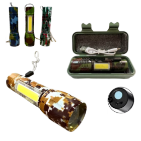 Linterna Chica Camuflada c/ reflector lateral usb