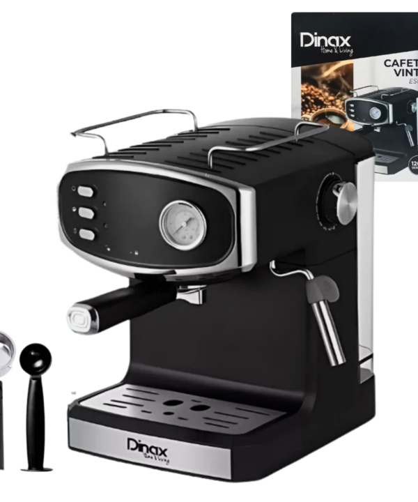 Kit de Cafetera Vintage Espresso 1200W BAR-CFE1200SL