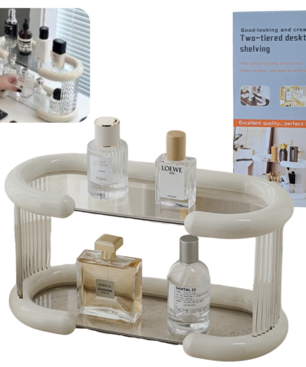 Organizador de Maquillaje TWO-TIERED DESKTOP