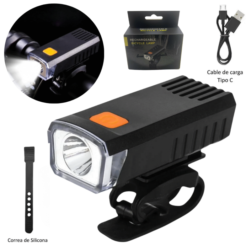 LUZ P/BICI RECHARGEABLE BICYCLE LAMP