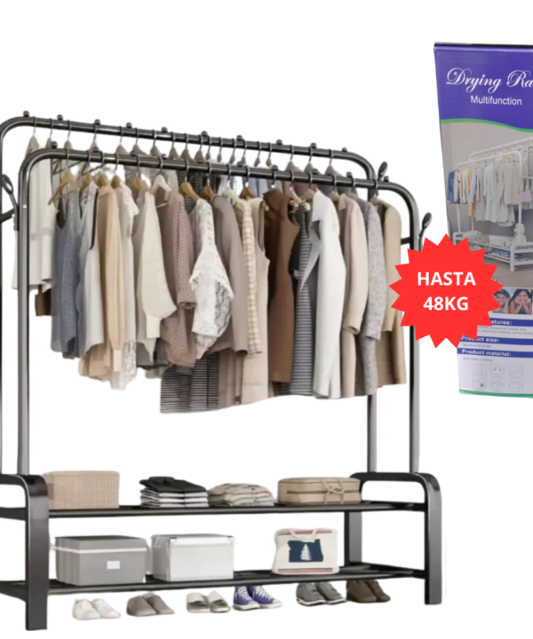Perchero Doble Hasta 48Kg DRYING RACK MULTIFUNCTION