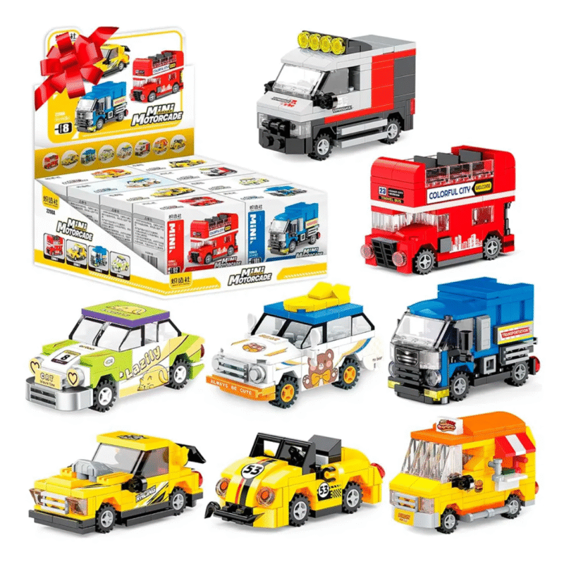 MINI AUTOS DE LEGOS COLECCIONABLE X8