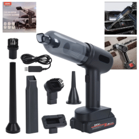 Aspiradora Portatil Para Auto Con Accesorios MDHL