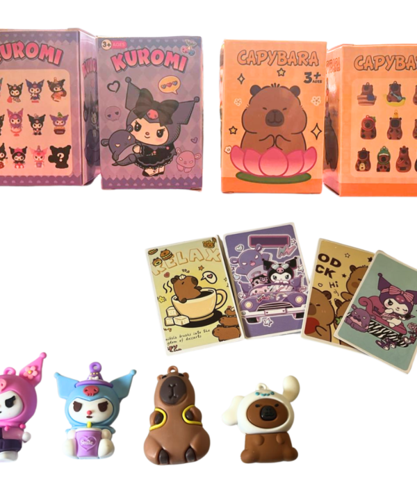 CARTAS + MUÑEQUITO PERSONAJES 9896 2/3/4