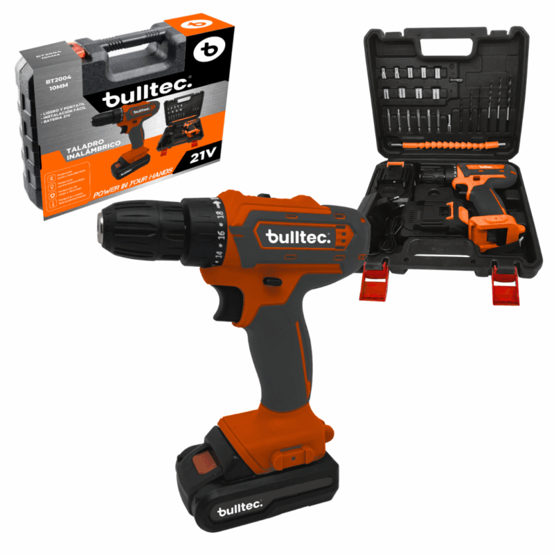 Set Taladro Inalambrico BULLTEC BT2004