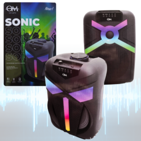 Parlante Bluetooth RGB 8" Pulgadas SONIC OM 2073/2074
