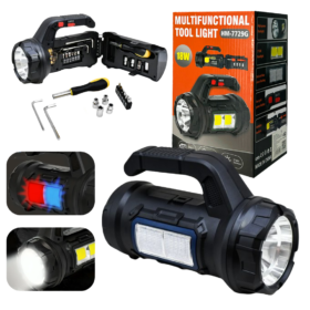Linterna COB Multifunción Con Herramientas hm-7729g