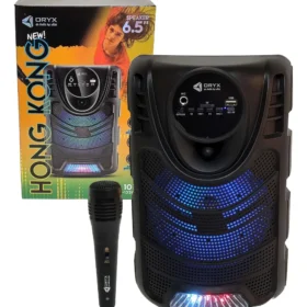 Parlante 6.5" Karaoke con Micrófono Hong Kong ORYX