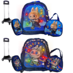 Mochila Infantil Diseños 3D Varios Personajes CON LUCES