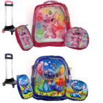 Mochila Infantil Diseños 3D Varios Personajes CON LUCES