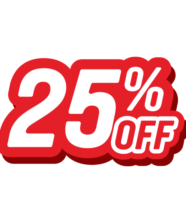 25 off