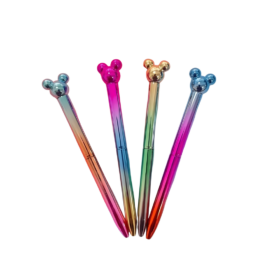 Lapicera Osito Colores Tornasolado x Unidad