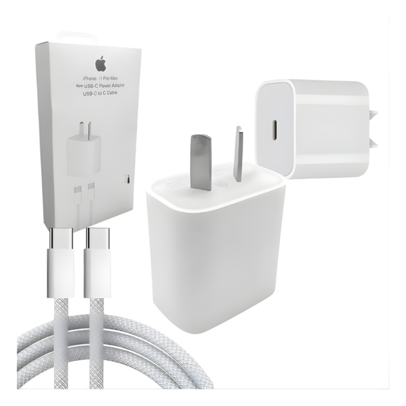 Cargador 20W Para Iphone 16Pro Max Con Cable Tipo C