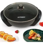 Olla Cocina Multifunción Redonda O Rectangular Con Tapa Hytoshy 1500w PA-2005/6 - Imagen 2