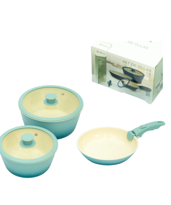 SET OLLAS ORYX CON MANGO REBATIBLE OR-CK800A