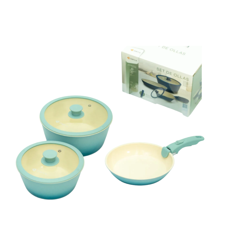 SET OLLAS ORYX CON MANGO REBATIBLE OR-CK800A
