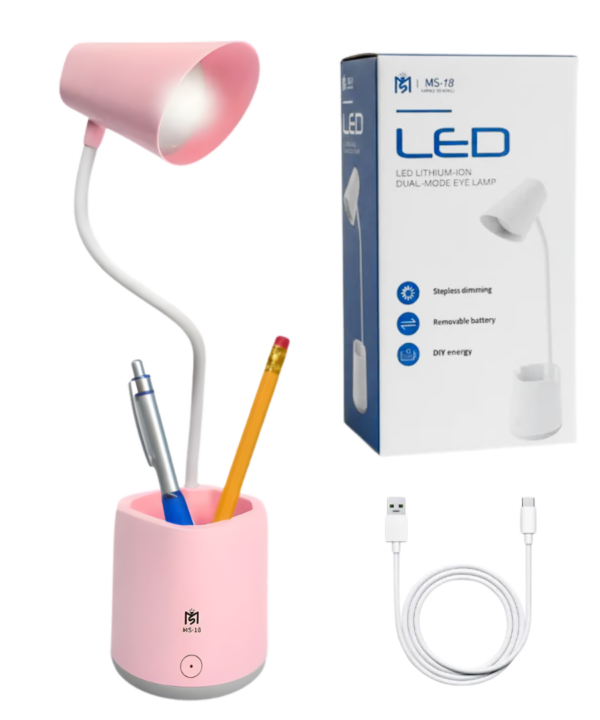 Lampara LED de Escritorio Porta Lapiz MS-18 ILU0154v