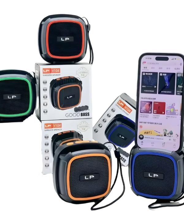Parlante Bluetooth Radio FM/AM Portable LP V104 AYV0478