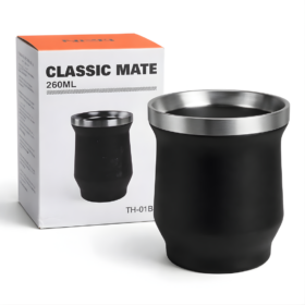 Mate Clasico Termico de Acero Inoxidable 260ML TH-01G