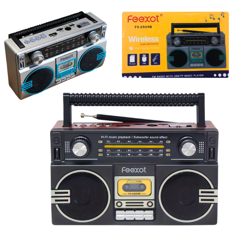 Radio Parlante Bluetooth Con Bateria Recargable FEEXOT FX-25099B