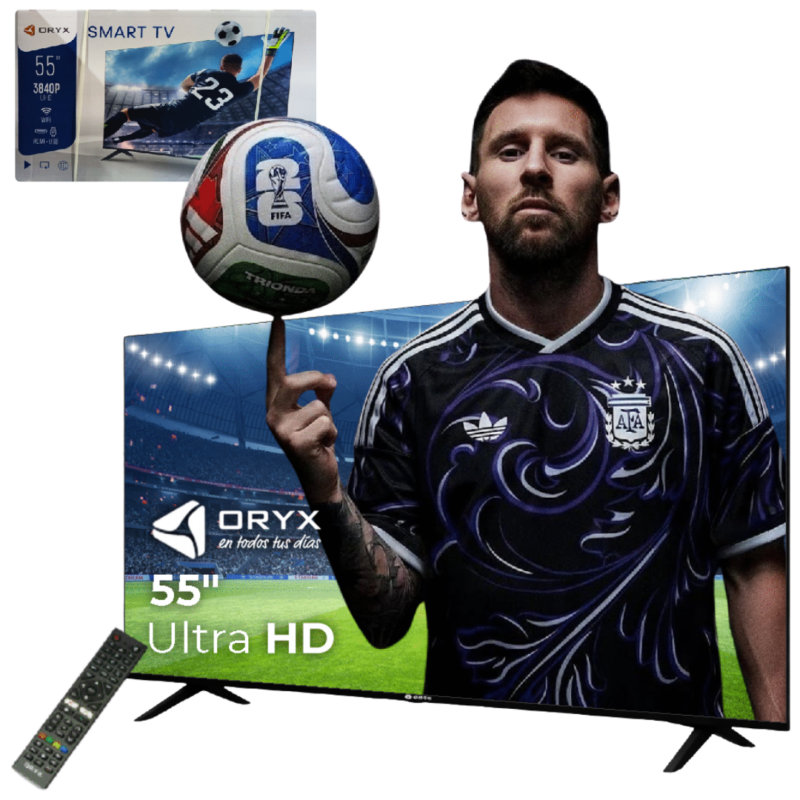 SMART TV ORYX 55" UHD 3840P, WIFI, HDMI, USB OR-STV55