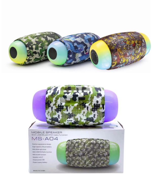 Parlante Bluetooth RGB Mobile Speaker MS-A04