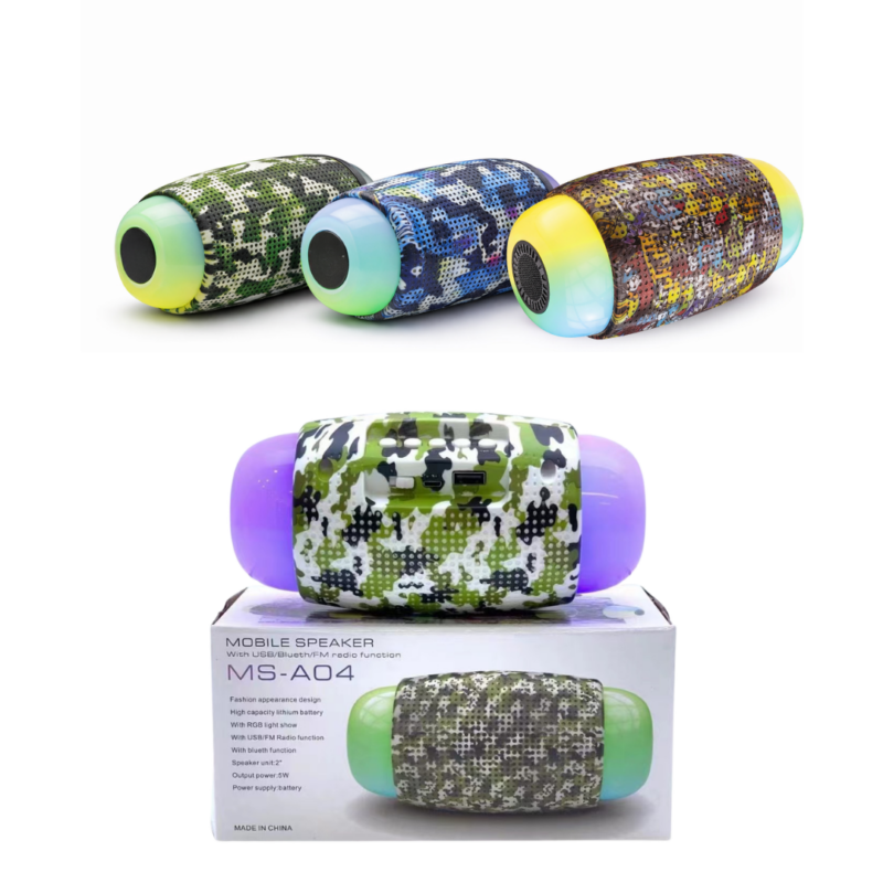 Parlante Bluetooth RGB Mobile Speaker MS-A04