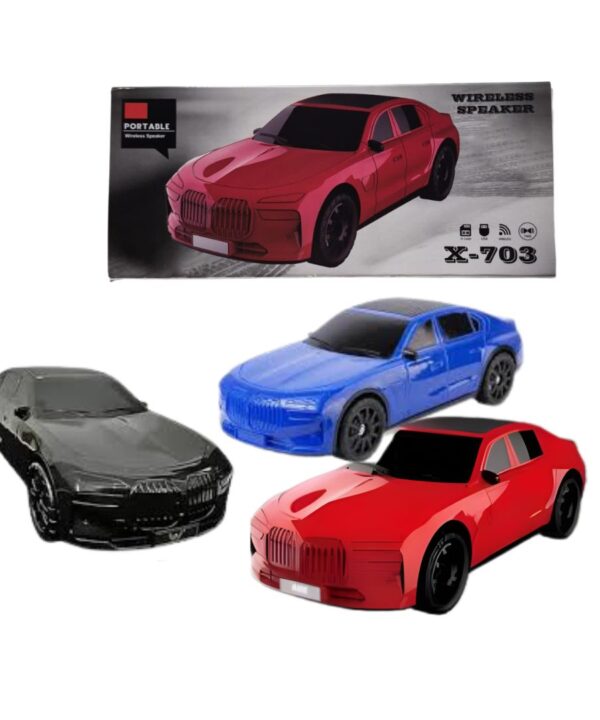 Parlante Bluetooth  X-703 Auto Deportivo