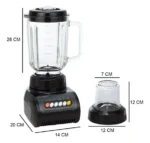 LICUADORA CON PICADORA JARRA PLASTICA HY-999P - Imagen 2
