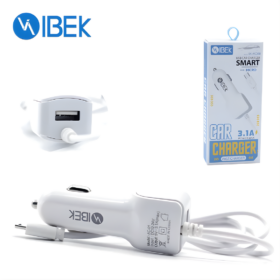 CARGADOR DE AUTO IBEK 3.1A IK-AC05
