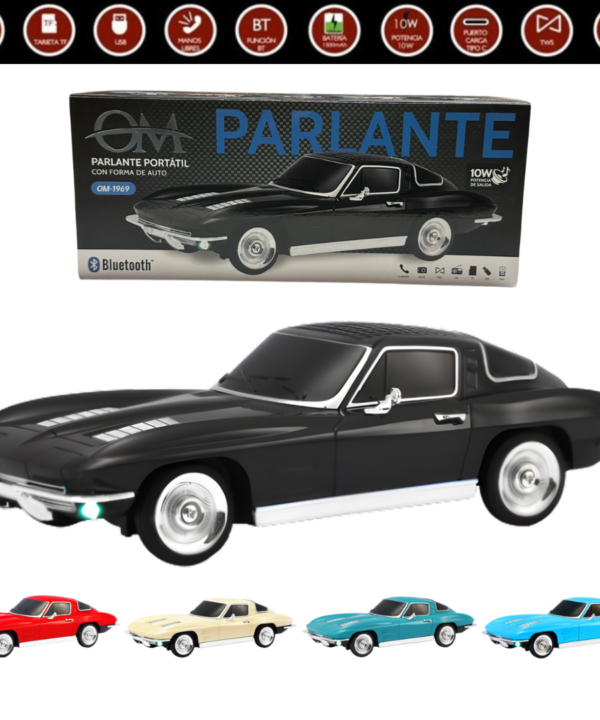 Auto Vintage Parlante Bluetooth OM-1969