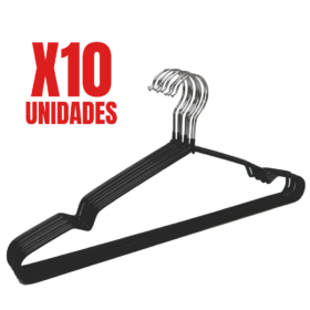 Set de Perchas Plástico x10u. ZSCY09