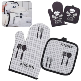 Set de Guante y Agarre de Cocina ZSC712