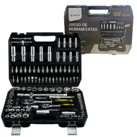 Set de Herramientas Y Juego De Llaves 108 Piezas x108PCS TS105