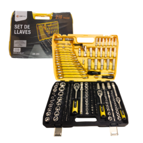Kit de Herramientas y Set de Llaves ORYX 216 PCS OR-394