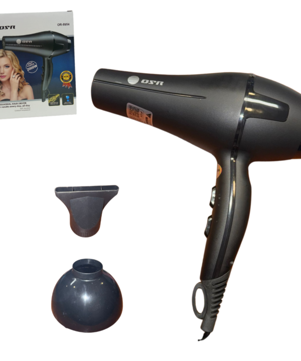 SECADOR DE PELO con accesorios OSR  OR-8954 2000W