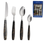 SET DE CUBIERTOS MARMOLADOS X24PCS JK-4154