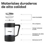 CAFETERA WAGGS PRENSA FRANCESA CAFE01 - Imagen 2