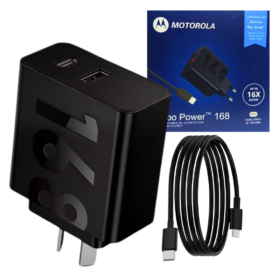 Cargador 168W Ultra Charge con Cable C a C MOTOROLA