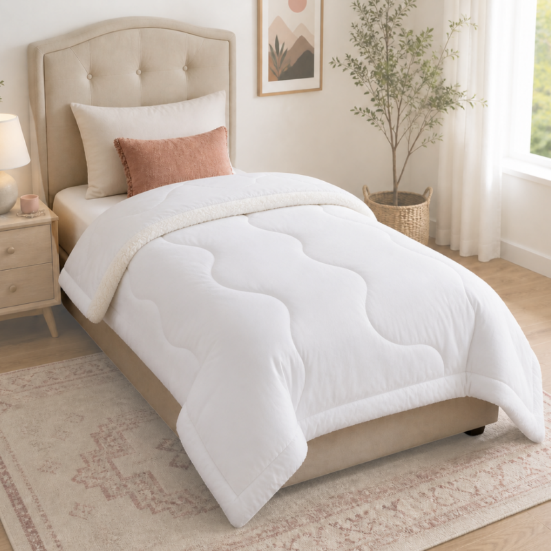 Acolchado de Invierno Sherpa Tamaño Twin 160×240 SALUM SAS150