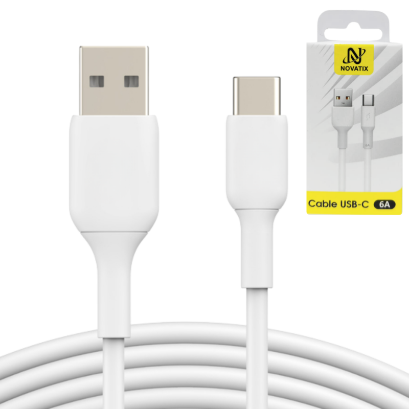 Cable USB a USB-C 1M 6A NOVATIX SX-503