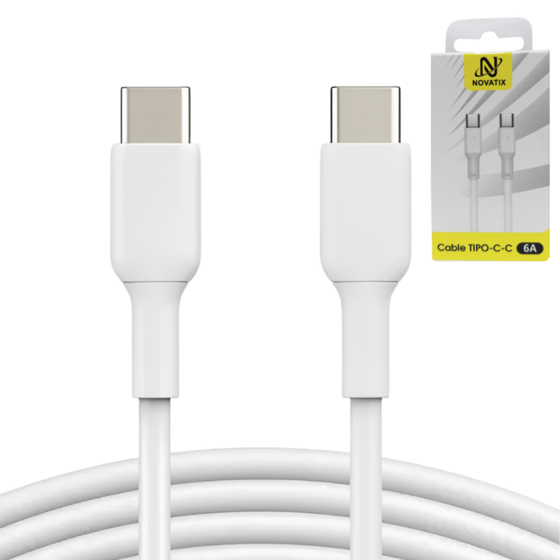 Cable USB-C a USB-C 1M 6A NOVATIX SX-504